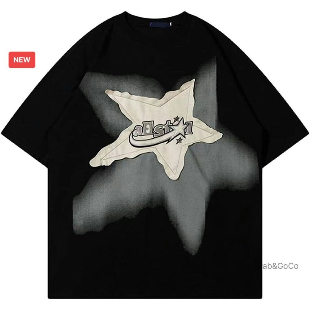 Oversized Y2K Graphic Tee Unisex Streetwear Grunge Vintage Soft Cotton